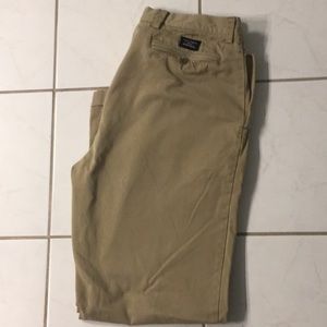 Nautical pleated khakis 34/32